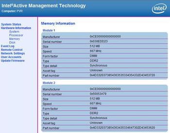 Intel r active management technology sol com4 system